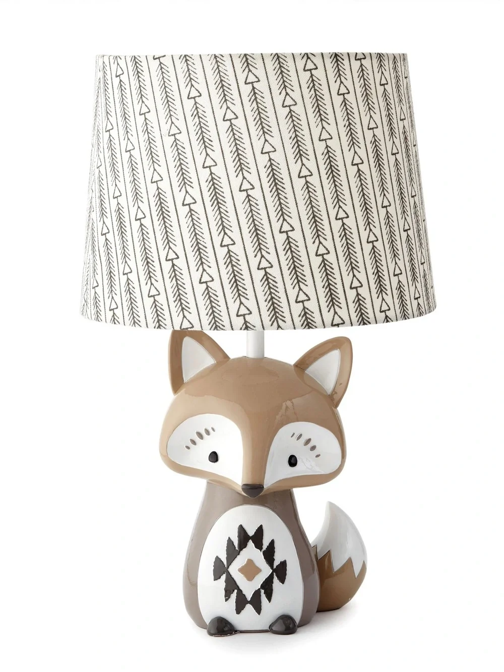 Levtex Bailey Woodland Animal nursery Crib Set with Mobile and Lamp